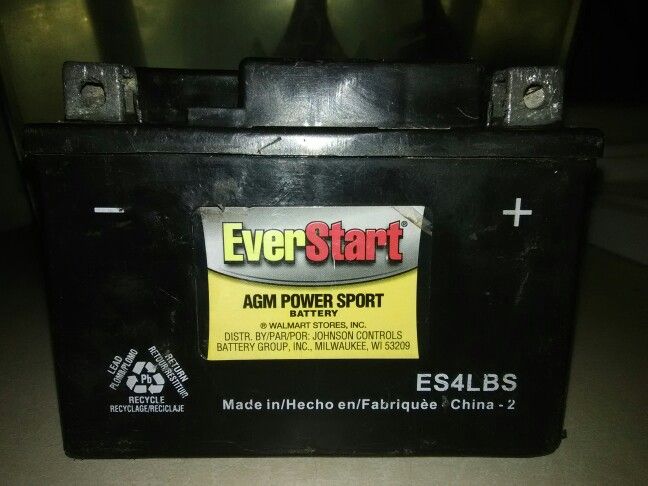 EverStart PowerSport Battery, Group Size ES4LBS
