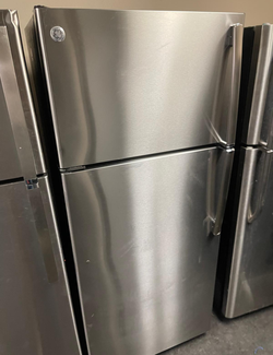 GE Top Mount Refrigerator Stainless Steel