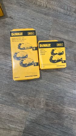 Dewalt Battery S.   1 Set Model DCB243-3.  1 Set Model DCB205-2