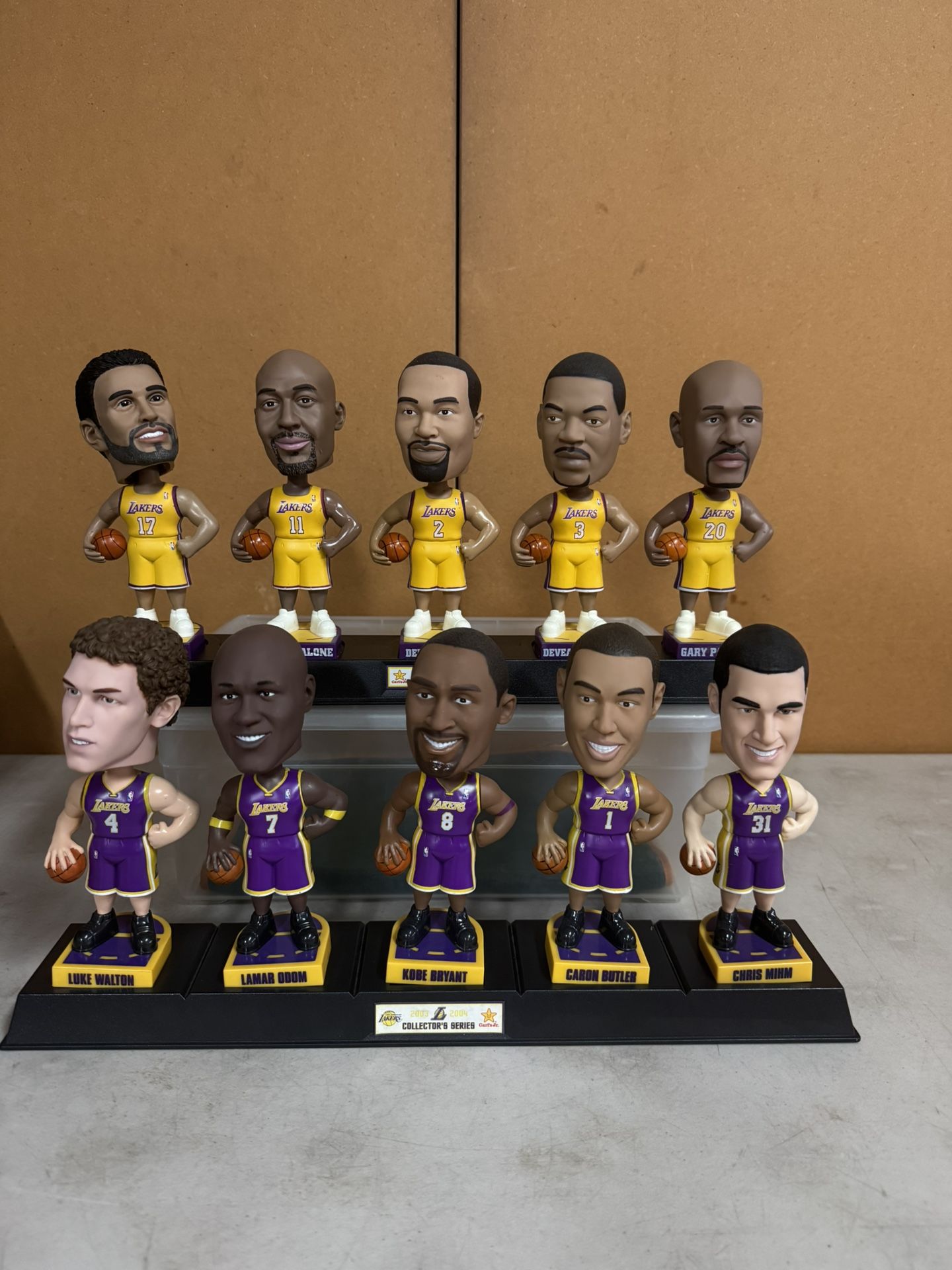 🏀 Carl’s Jr. Exclusive LA Lakers Bobblehead Collector 2 Sets 