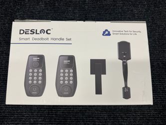 DESLOC C100 Keyless Entry Door Lock with Handle Set - Silver