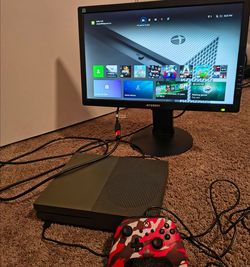 1tb Xbox one s and monitor