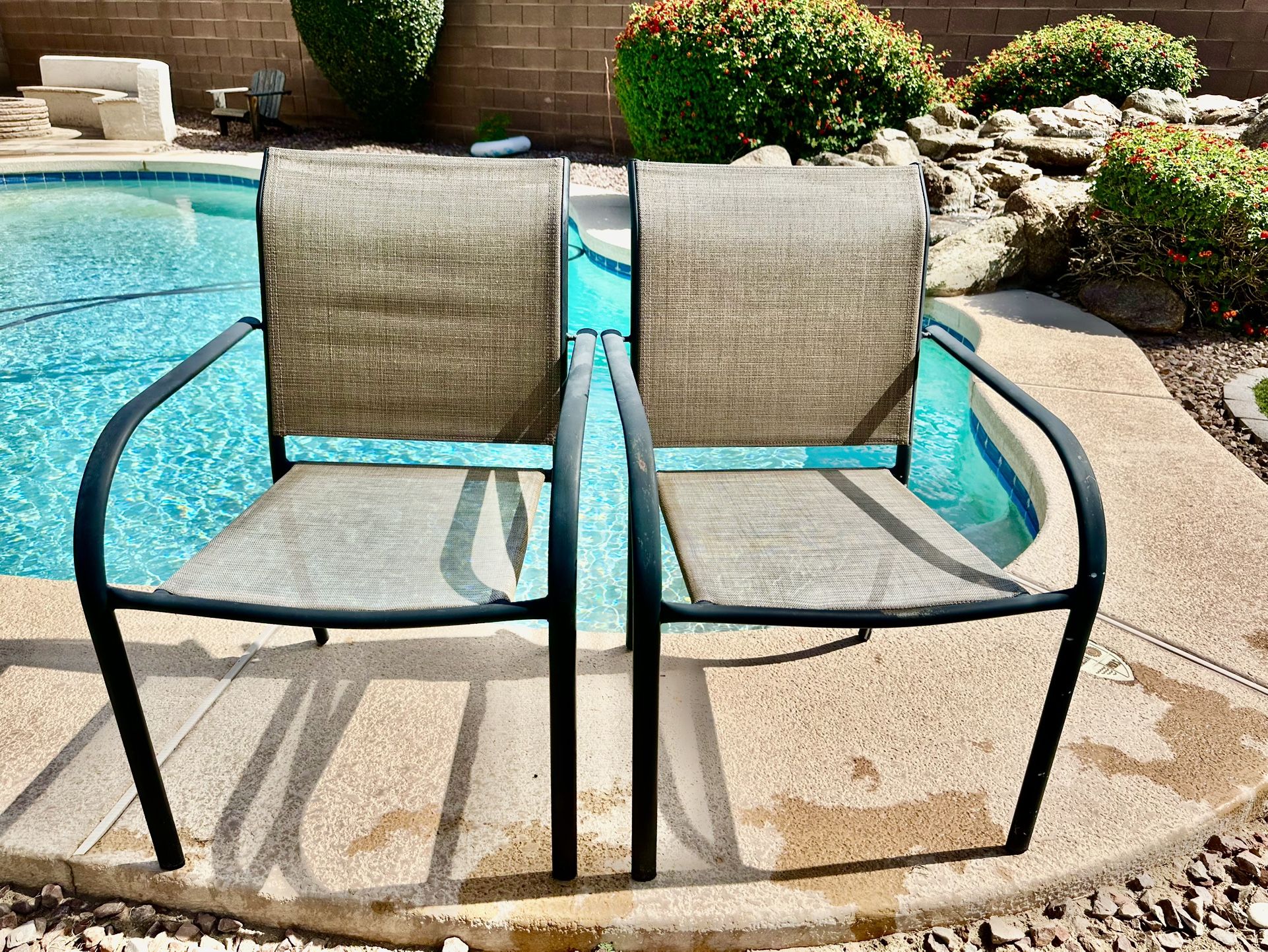 2 Matching Patio Chairs
