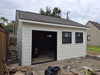 18 x 18 included 4 black windows french door and paint