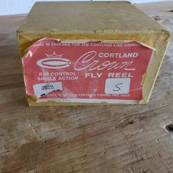 Cortland Crown 5 Weight Fly Fishing Reel Vintage! 
