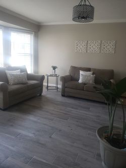 Olive Green Loveseats (2)