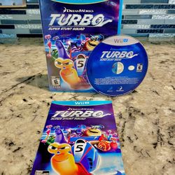 Disney Turbo For Nintendo Wii U Complete In Perfect Condition 
