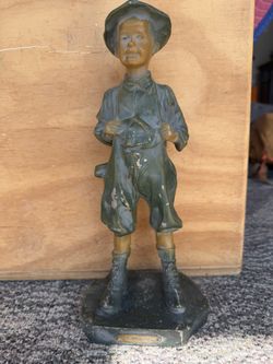 Vintage Bronze “Le Gamin” Statue