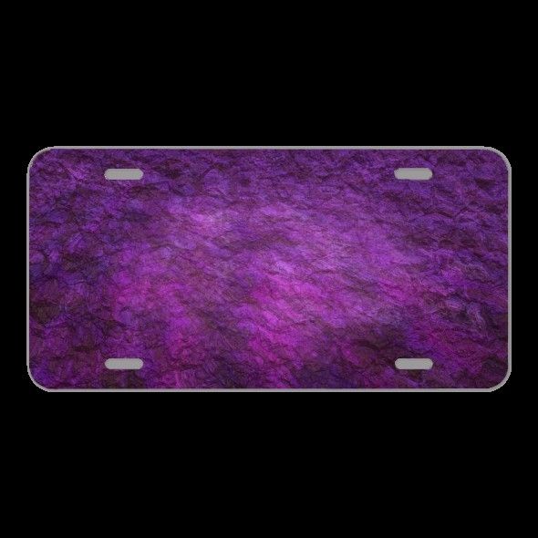 License Plate Novelty Car Front Dirty Dirt Background Pattern