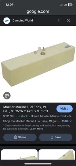 Gas or diesel tank 19 gallons