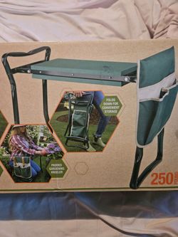 TORELLI DUAL FUNCTION GARDEN BENCH AND KNEELER