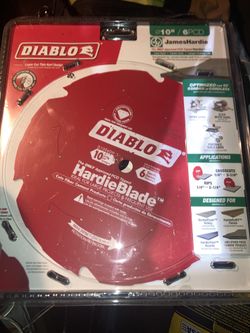 10” DIABLO JAMES HARDIE SAW BLADE 