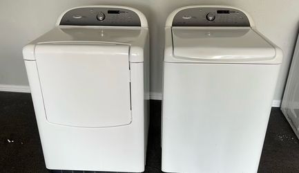 WHIRLPOOL CABRIO PLATINUM XL WASHER AND DRYER SET ✅✅ Delivered & installed + warranty