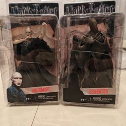 Harry Potter Voldemort and Dementor Action Figures (Never Opened)