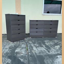 5 and 8 drawers dresser / Eight and five drawers dresser