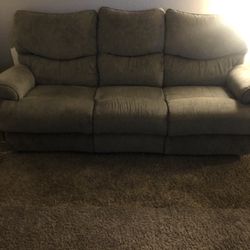 Large Grey Lazy Boy Couch