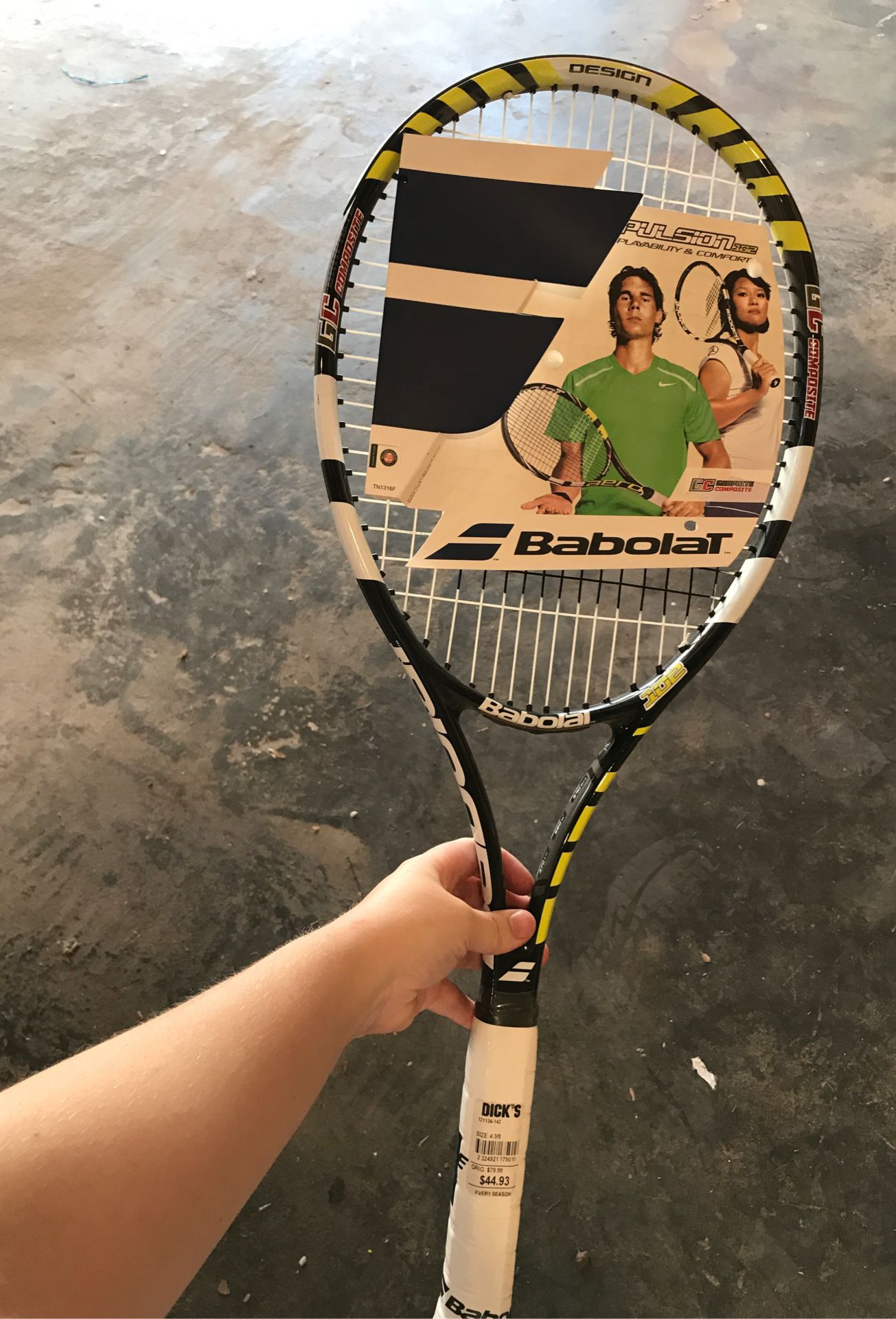 Pulsion 102 Graphite Composite Tennis Racket