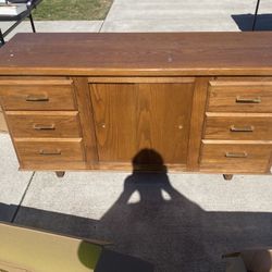 Solid Wood Entertainment Center 