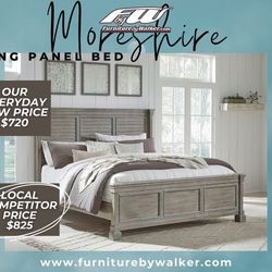 Moreshire King Panel Bed 