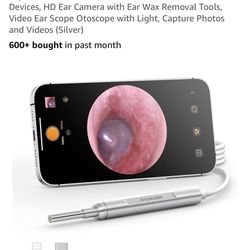 Digital Otoscope Compatible with iPhone and Android Devices, HD Camera