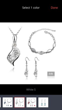 Luxury Austrian Crystal Drop Jewelry Set