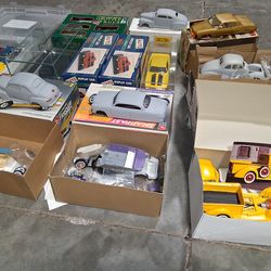 Model cars , parts, air brushes
