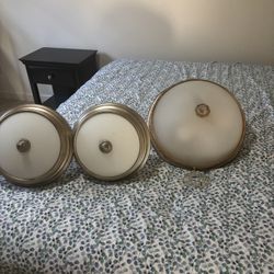 Three Fully functional Light Fixtures 