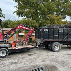 Fence Remove And Excavator