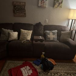 Sectional Reclining Couch 