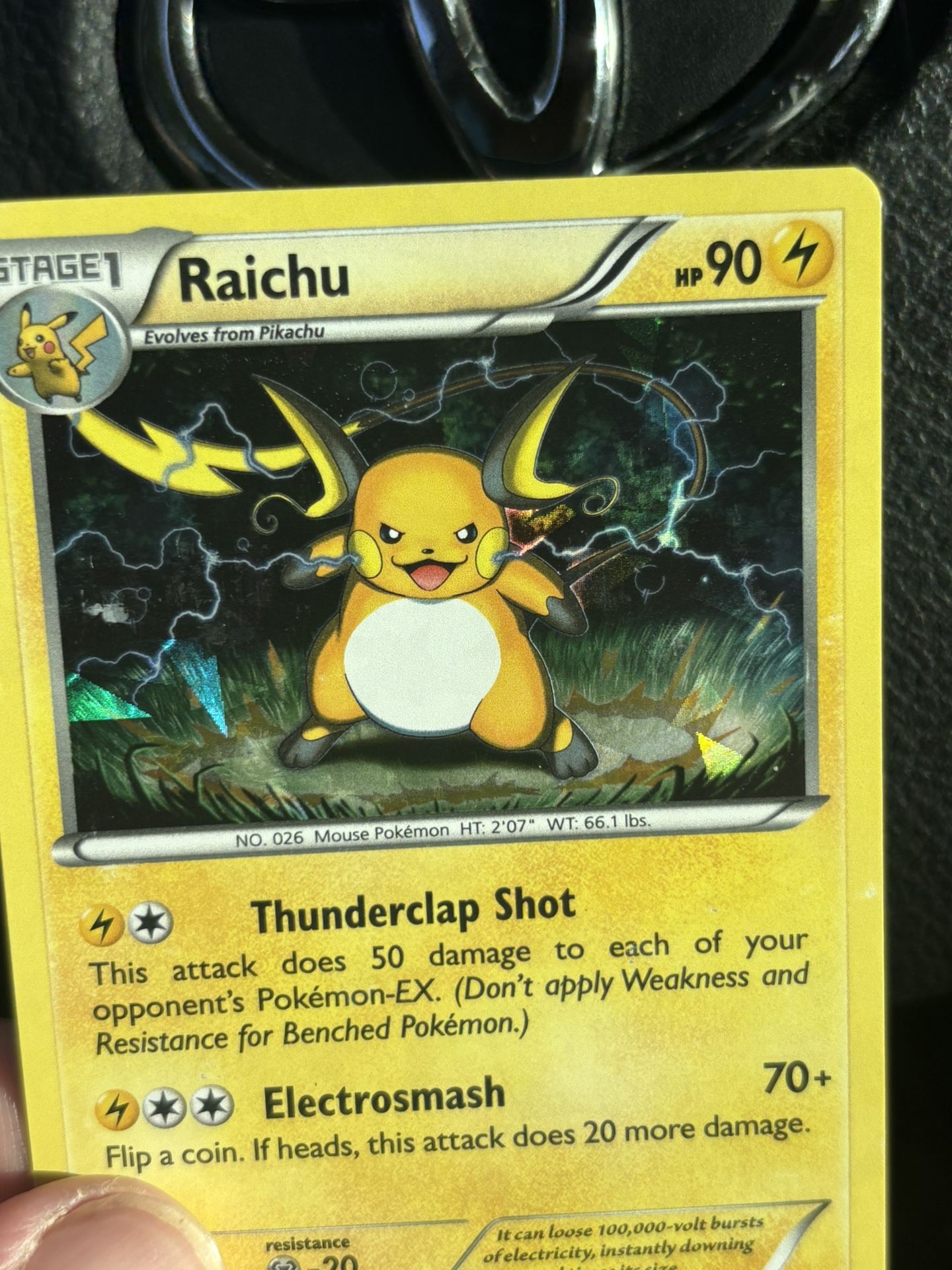 Raichu Holographic 2015 Card