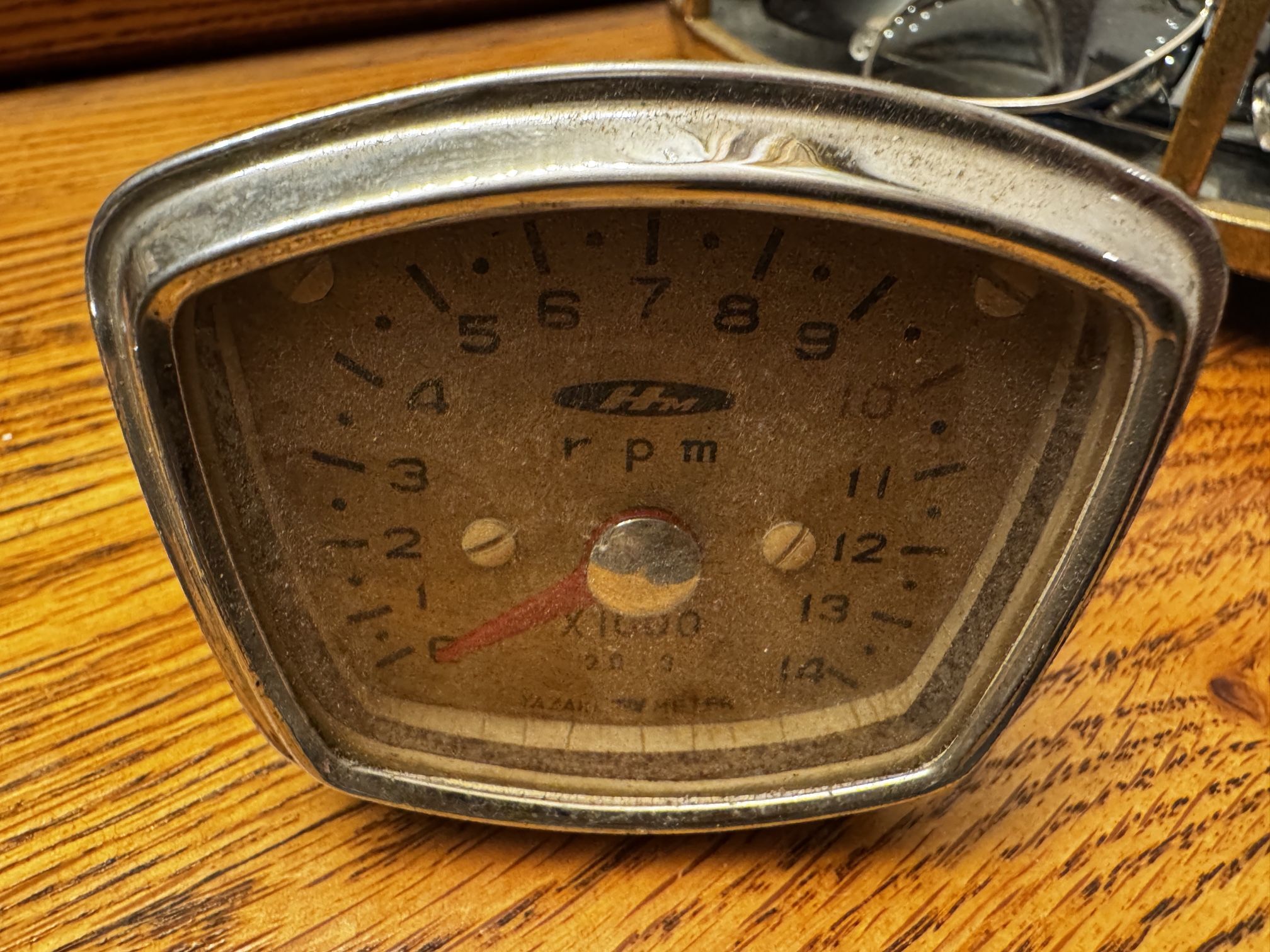 Honda CB92 CB92R Racing Tachometer Gauge, CYB Tach