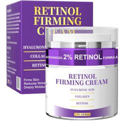 Retinol Cream for Face, Neck Creams for Tightening and Firming, Anti Aging Face Moisturizer for Face, Day & Night Moisturizing with Collagen, Hyaluron