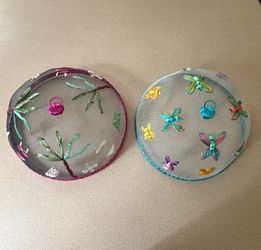 Food screen cover domes vintage