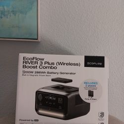 Eco flow 1200w. Battery generator plus 2 power bank
