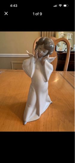 Lladro Angel Praying Porcelain Figurine