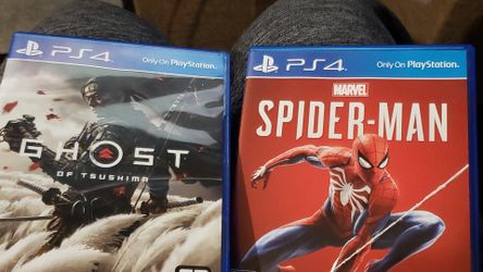 Ps4 Exclusives Ghost of Tsushima, and Spider-Man