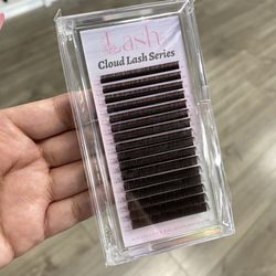 Dark Brown Lash Extension Lash Trays