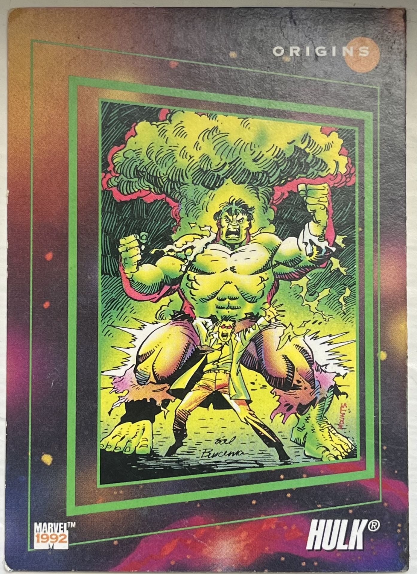 Hulk Trading Card 1992