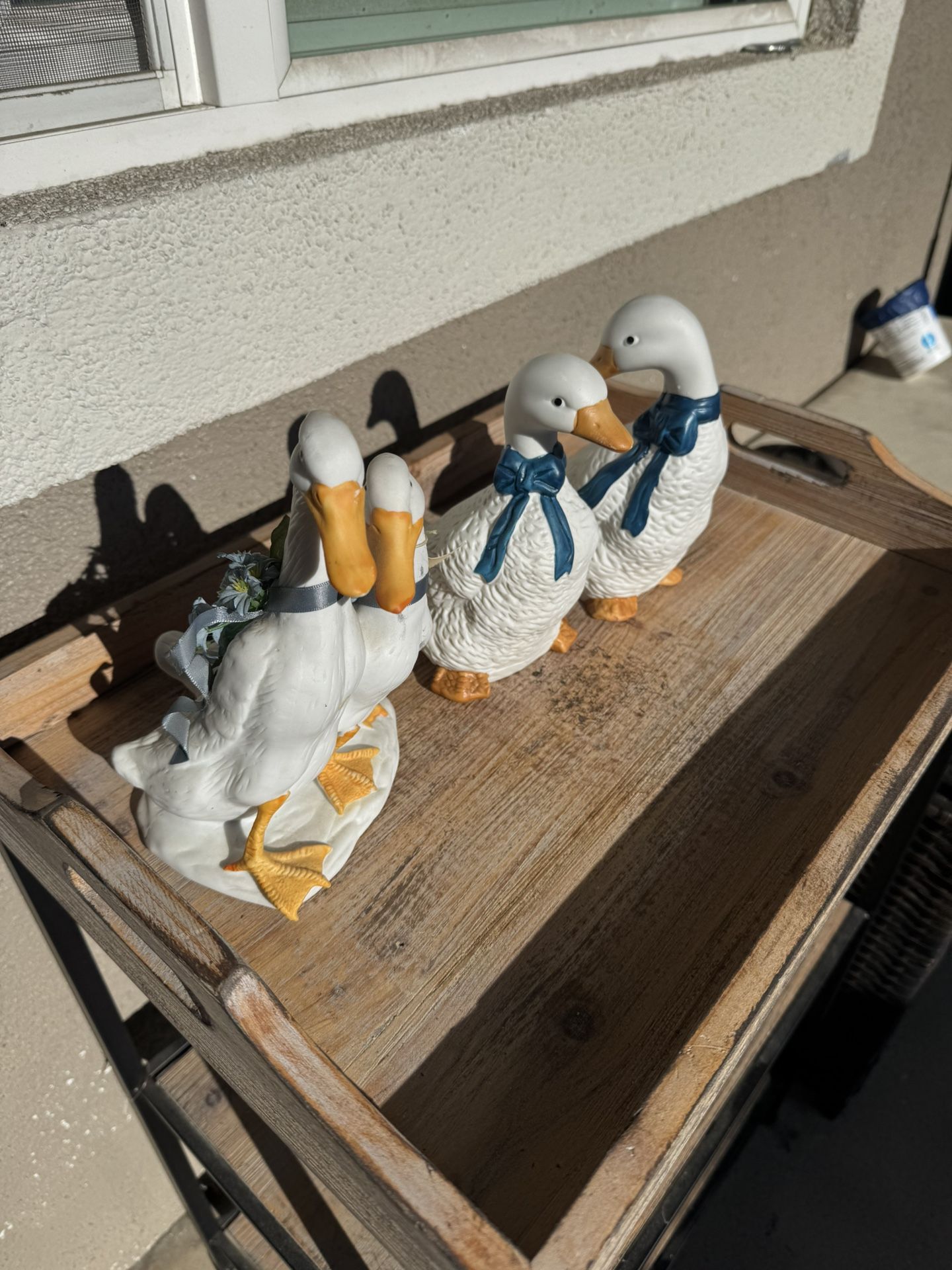 Ducks Porcelain Decoration