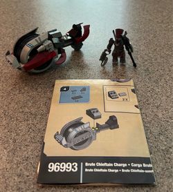 Retired Mega Bloks Halo #96993 – Brute Chieftain Charge – 100% Complete
