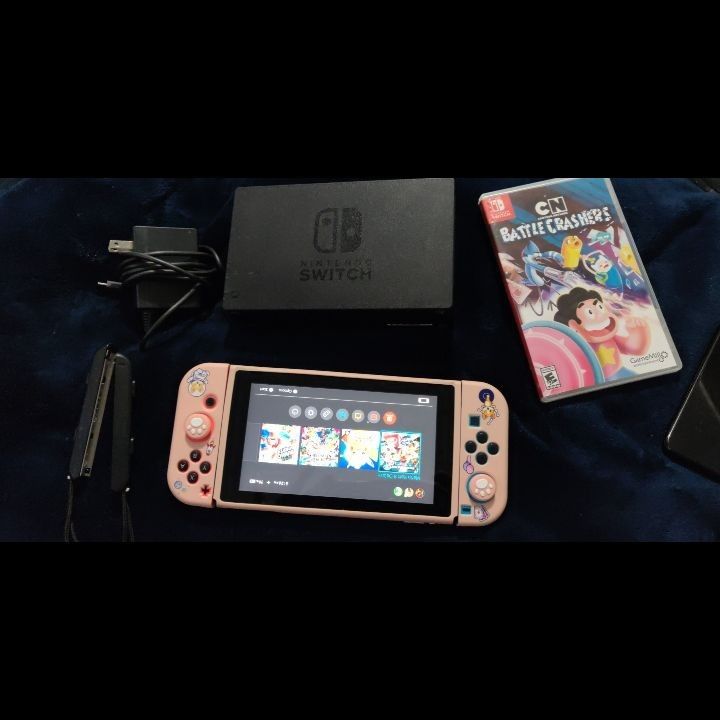 Nintendo Switch Bundle Set With 5 Games