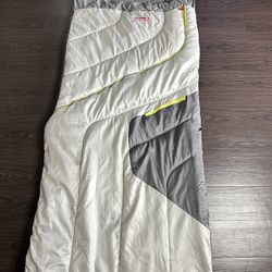 #2694 Coleman Adjustable Layers Cold Weather Sleeping Bag 30° Adult 33” x 78"
