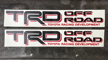 TOYOTA TUNDRA TRD STICKER