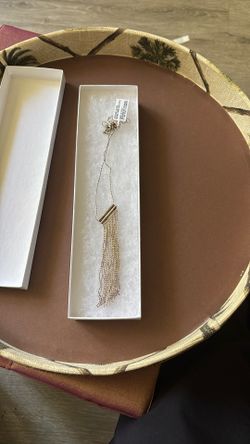 Sterling silver beaded fringe necklace