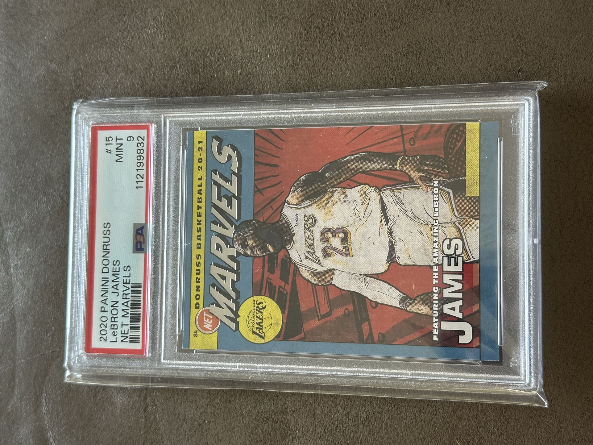 LeBron James Psa 9 Marvels