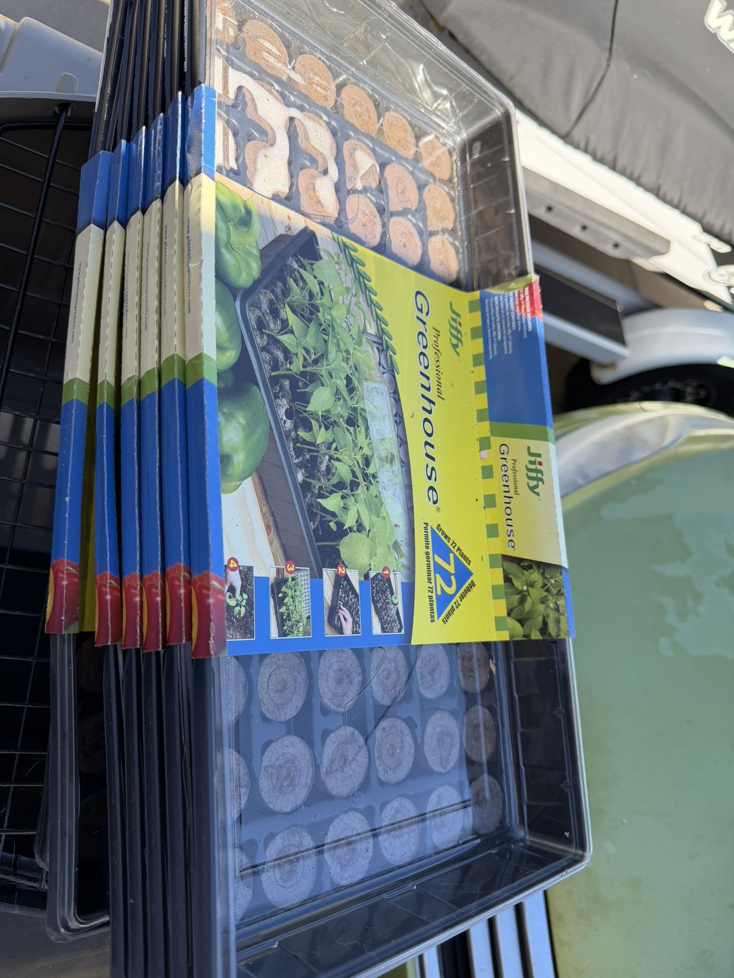 6 Greenhouse Seed Starters 