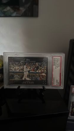 2007 Topps Derek Jeter Bush/Mantle PSA 9