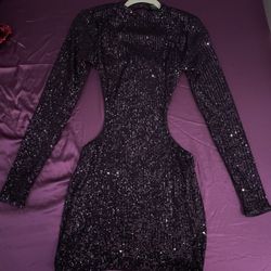 white fox purple dress