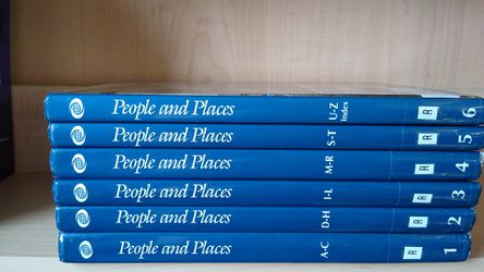Set of People and Places Encyclopedias