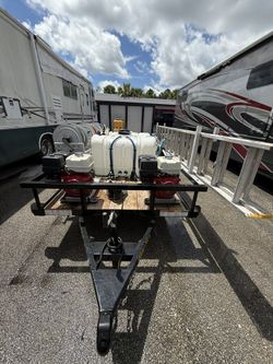 Custom Pressure/ Car Washing Tráiler 5x10